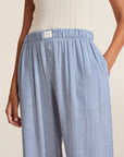 Nautico Boxer Pant - Wedgewood Blue/White
