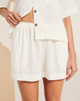 Garment Dyed Linen Short Set