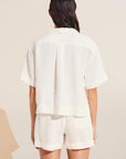 Garment Dyed Linen Short Set