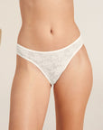 Soft Stretch Recycled Lace High Leg Brief