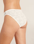 Soft Stretch Recycled Lace High Leg Brief