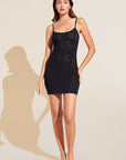 Soft Stretch Recycled Lace Slip - Black