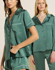 Inez Washable Silk Long PJ Set
