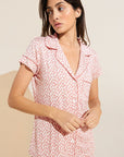 Gisele Printed TENCEL™ Modal Short Sleeve Cropped PJ Set