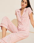 Gisele Printed TENCEL™ Modal Short Sleeve Cropped PJ Set