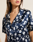Inez Washable Silk Printed Short PJ Set