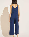 Charlie Pima Cotton Jumpsuit - Navy