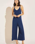 Charlie Pima Cotton Jumpsuit - Navy