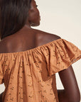 Beth Eyelet Cover-Up - Pecan