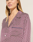 Inez Washable Silk Printed Long PJ Set