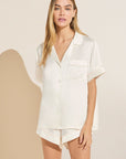 Inez Washable Silk Short PJ Set