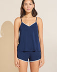 Frida TENCEL™ Modal Cami & Shortie Short PJ - Navy/Ivory