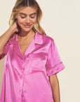 Inez Washable Silk Short PJ Set -