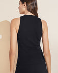 Pima Rib High Neck Tank
