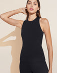 Pima Rib High Neck Tank