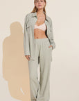 Luxe Sweats Wide Leg Pant
