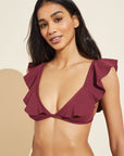Graziela Textured Bikini Top