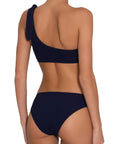 Annia Ribbed Bikini Bottom - Peacoat