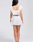 Claudine Cotton Beach Top - White