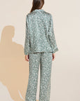 Inez Washable Silk Printed Long PJ Set