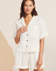 Garment Dyed Linen Short Set