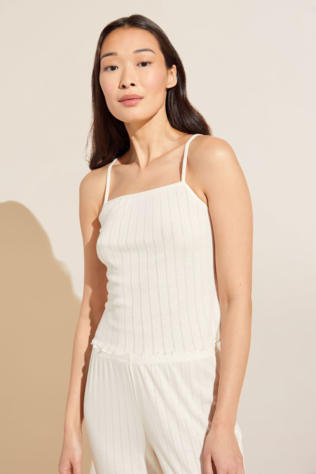 Pointelle Cami - Ivory