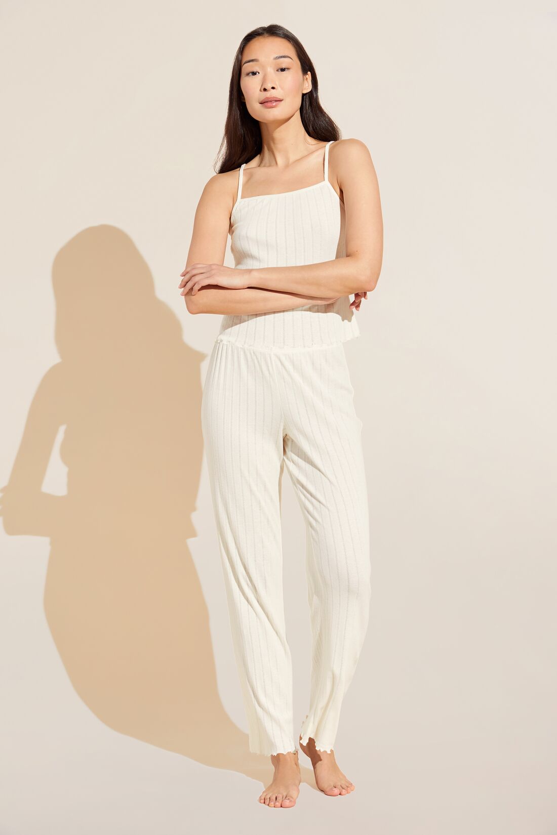 Pointelle Cami - Ivory