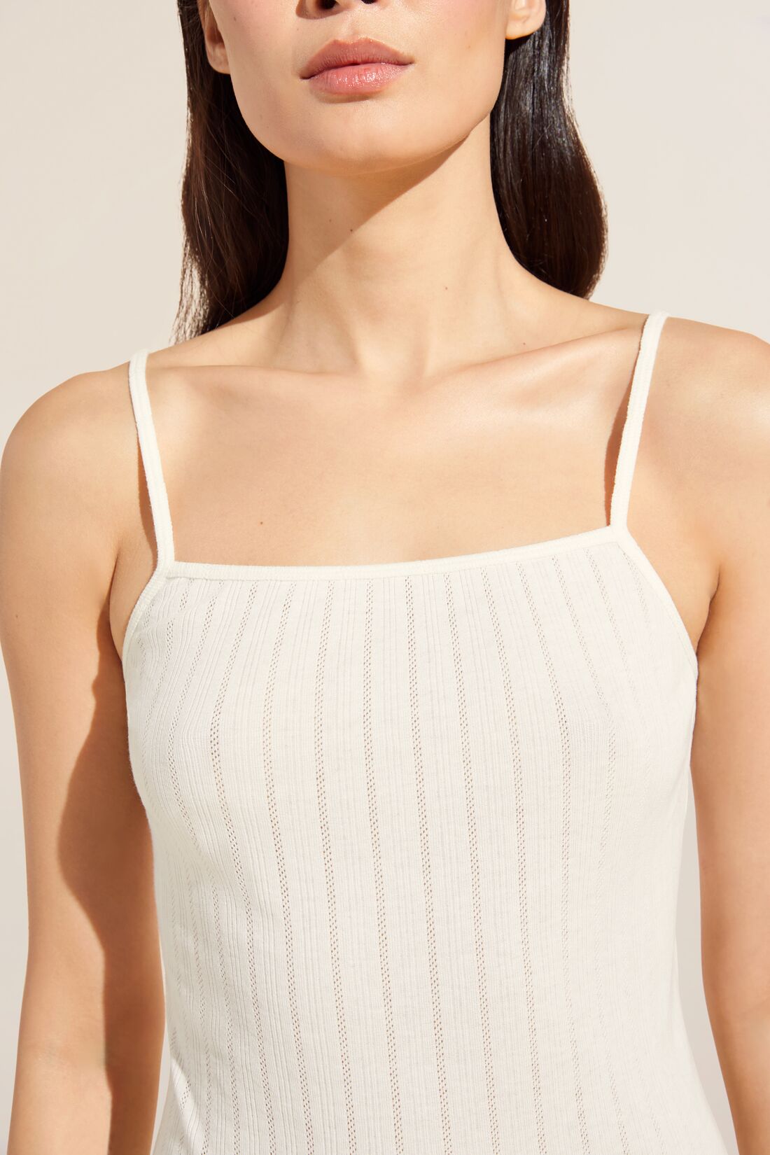 Pointelle Cami - Ivory