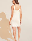 Pointelle Tank Chemise - Ivory