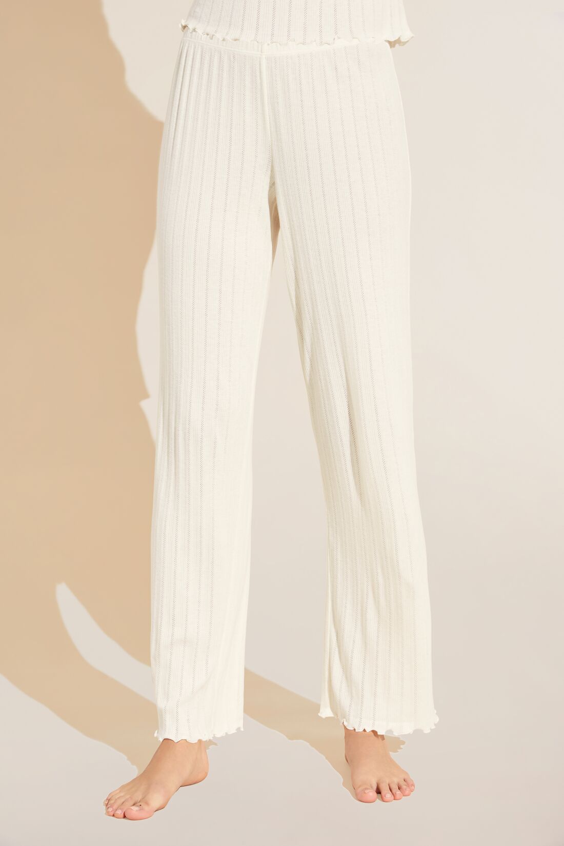 Pointelle Pant - Ivory