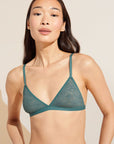 Soft Stretch Recycled Lace Triangle Bralette