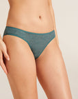 Soft Stretch Recycled Lace High Leg Brief