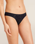 Soft Stretch Recycled Lace High Leg Brief