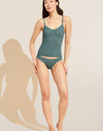Soft Stretch Recycled Lace Cami - Agave