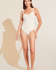 Soft Stretch Recycled Lace Cami - Ivory