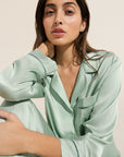 Inez Washable Silk Long PJ Set