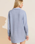 Nautico Sleepshirt - Wedgewood Blue/White