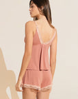 Flora TENCEL™ Modal Cami & Short PJ Set - Rouge Pink/Rose