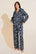 Modern Floral Navy/Navy