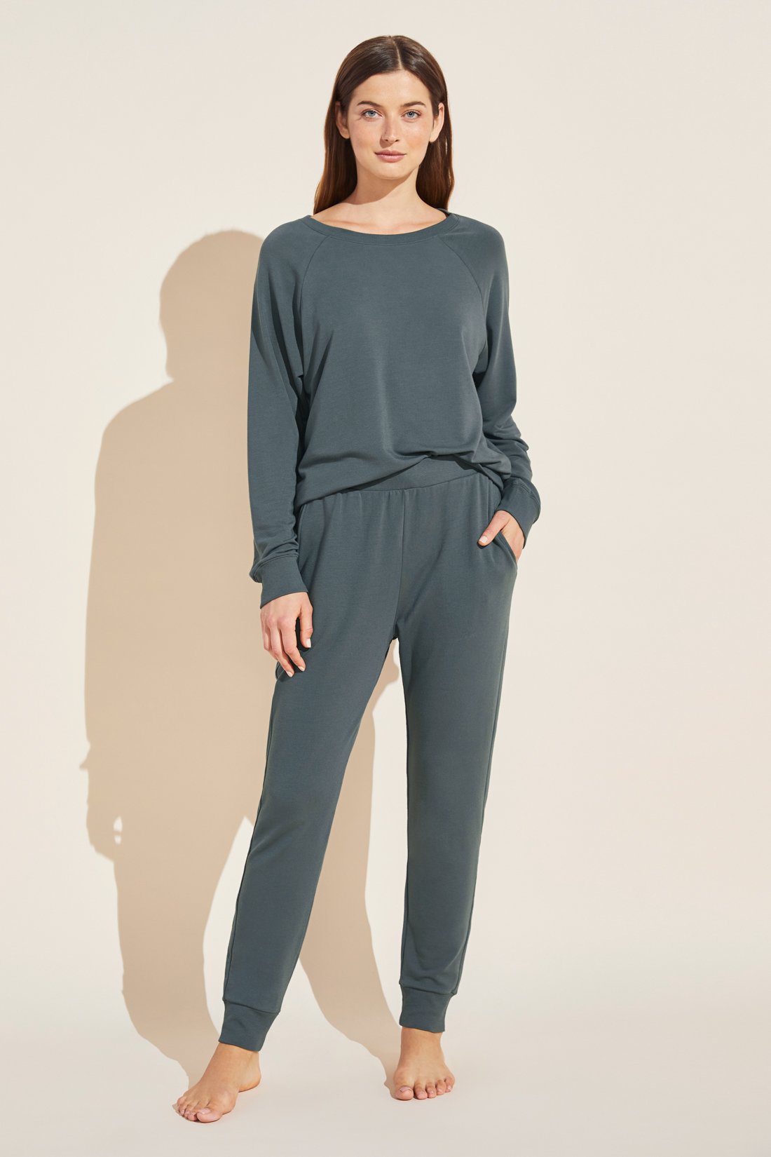 Blair French Terry Pant - Kelp