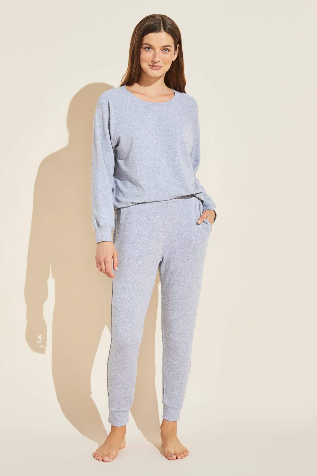 Blair French Terry Pant - Heather Grey