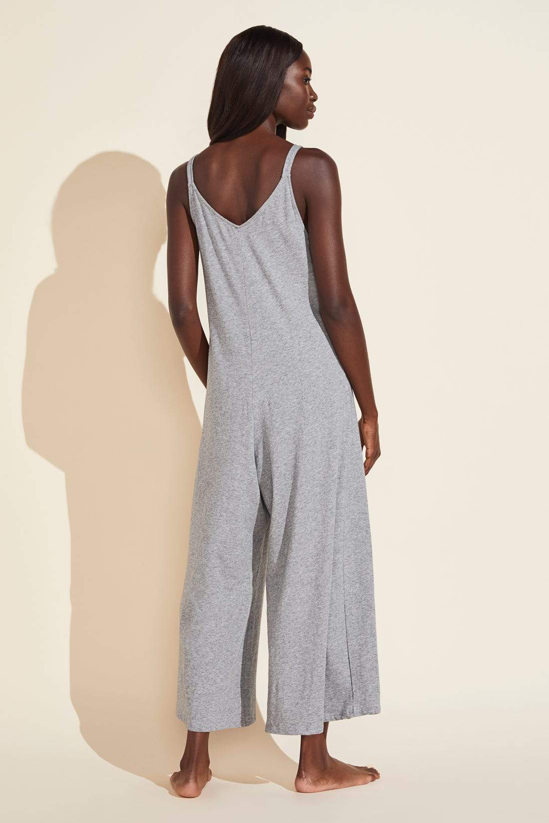 Charlie Pima Cotton Jumpsuit - Heather Grey