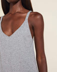 Charlie Pima Cotton Jumpsuit - Heather Grey