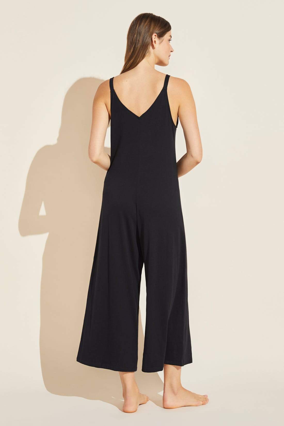 Charlie Pima Cotton Jumpsuit - Black