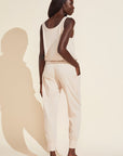 Brie Combed Cotton Jumpsuit - Antique Rose