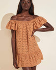 Beth Eyelet Cover-Up - Pecan