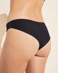 Coco Textured Bikini Bottom - Black