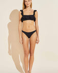 Dree Textured Bikini Bottom