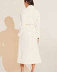 Chalet Recycled Plush Robe - Ivory