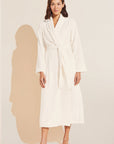 Chalet Recycled Plush Robe - Ivory